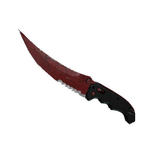 ★ Flip Knife | Crimson Web (Field-Tested)