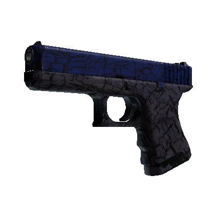 Glock-18 | Blue Fissure (Minimal Wear)