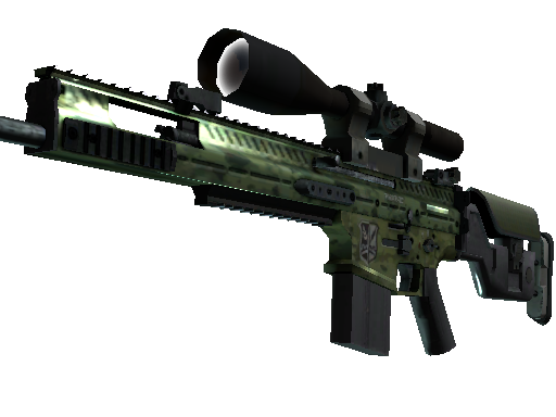 SCAR-20 | Green Marine (Minimal Wear)