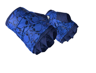 ★ Hand Wraps | Cobalt Skulls (Field-Tested)