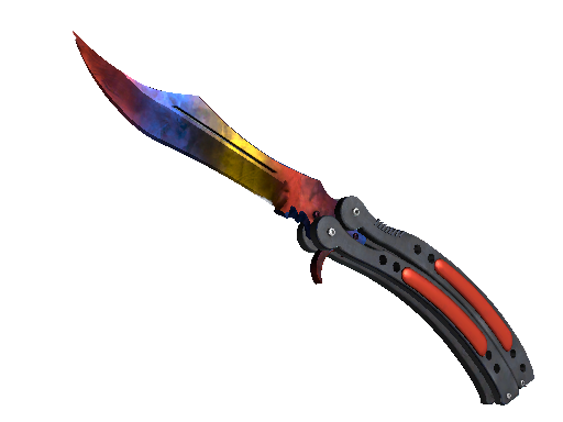 ★ Butterfly Knife | Marble Fade (Minimal Wear)