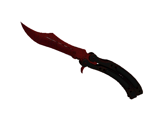 ★ Butterfly Knife | Crimson Web (Minimal Wear)