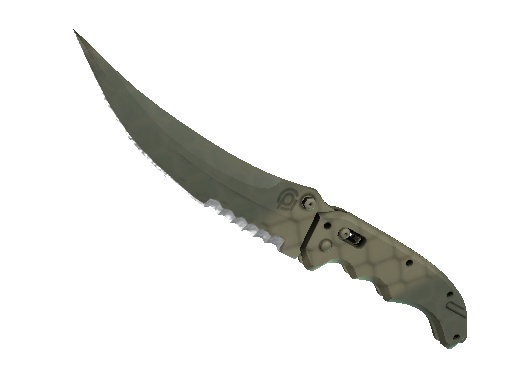 ★ Flip Knife | Safari Mesh (Battle-Scarred)