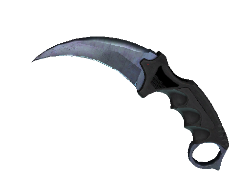 ★ Karambit | Blue Steel (Well-Worn)